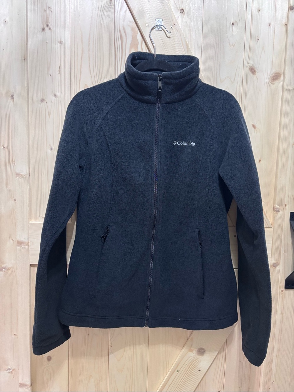 Columbia Women's Black Full-Zip Teddy Fleece Jacket